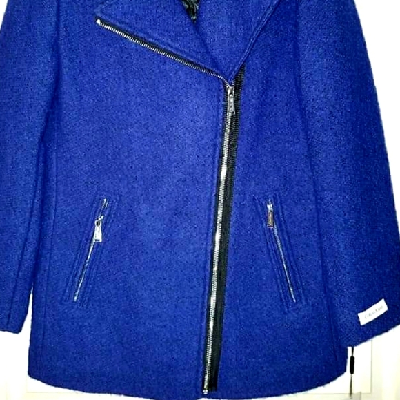 GORGEOUS CALVIN KLEIN WOOL COAT - Picture 4 of 4